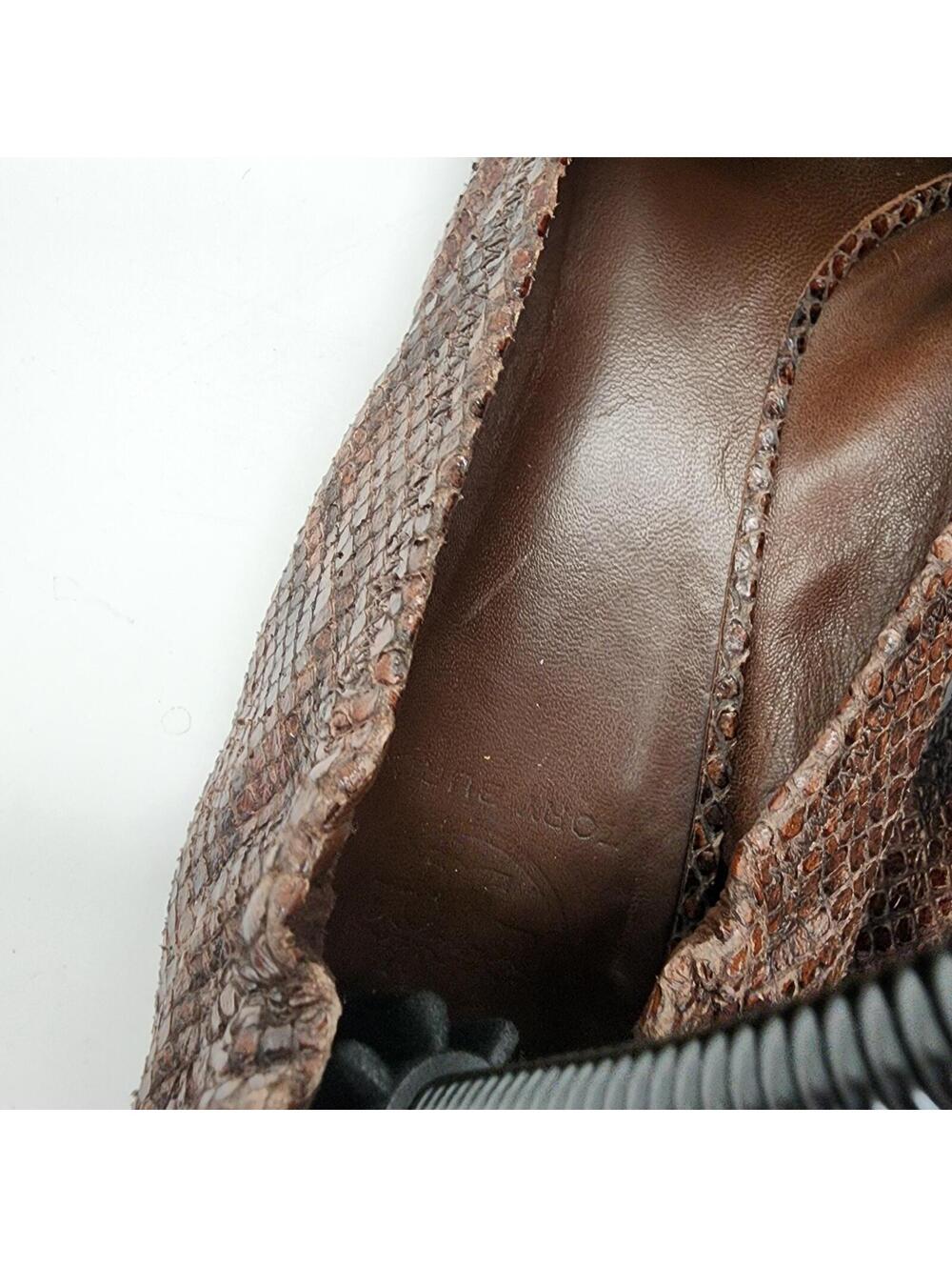 EUC Tory Burch Reva Ballet Flat Doria Snake Print 10.5 10 - Picture 5 of 8